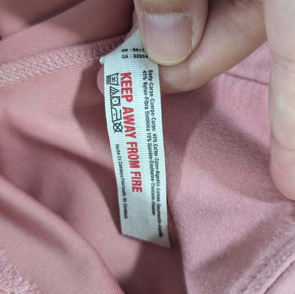 Free People FP Movement Turnout Wrap Tie Leg Leggings Cross Waist Pink Small S - Picture 8 of 8